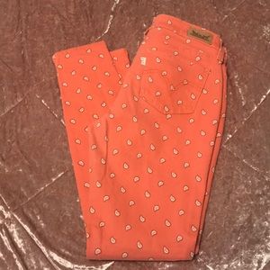 bandana patterned levi’s